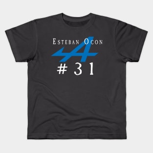 esteban ocon F1 Driver Kids T-Shirt